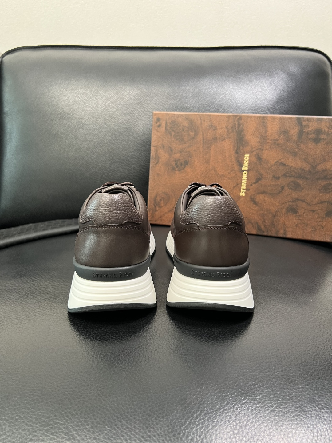 StefanoRicci 高品质 顶级工艺品 史蒂芬 劳尼治 专柜新品同步，鞋面意大利进口牛皮面料，进口