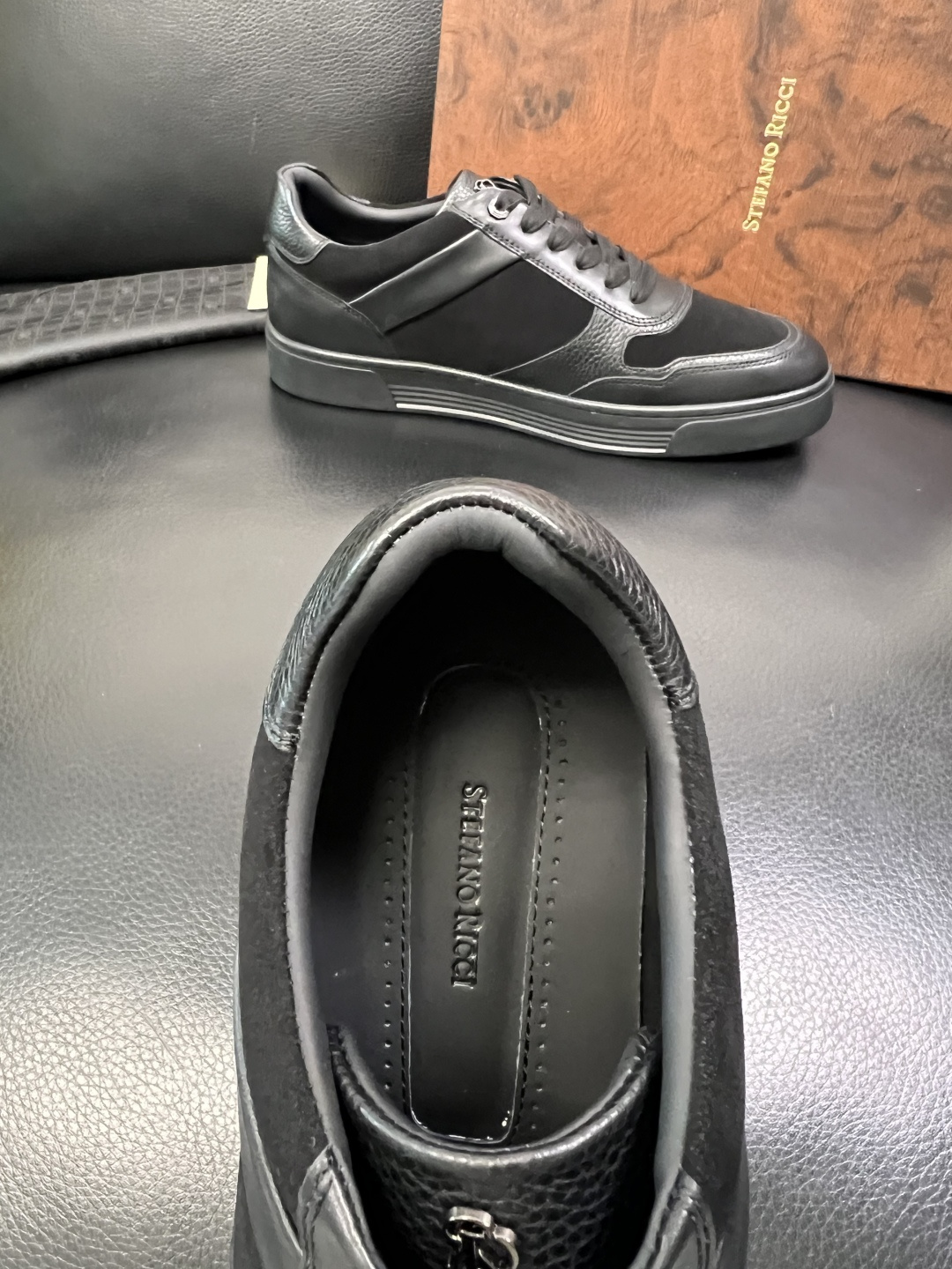StefanoRicci 高品质 顶级工艺品 史蒂芬 劳尼治 专柜新品同步，鞋面意大利进口牛皮面料，进口