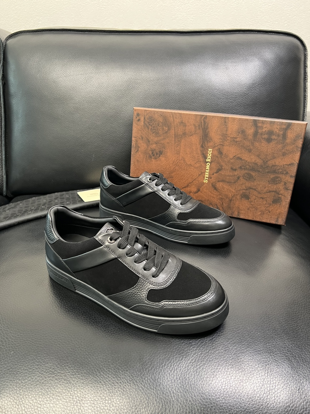 StefanoRicci 高品质 顶级工艺品 史蒂芬 劳尼治 专柜新品同步，鞋面意大利进口牛皮面料，进口