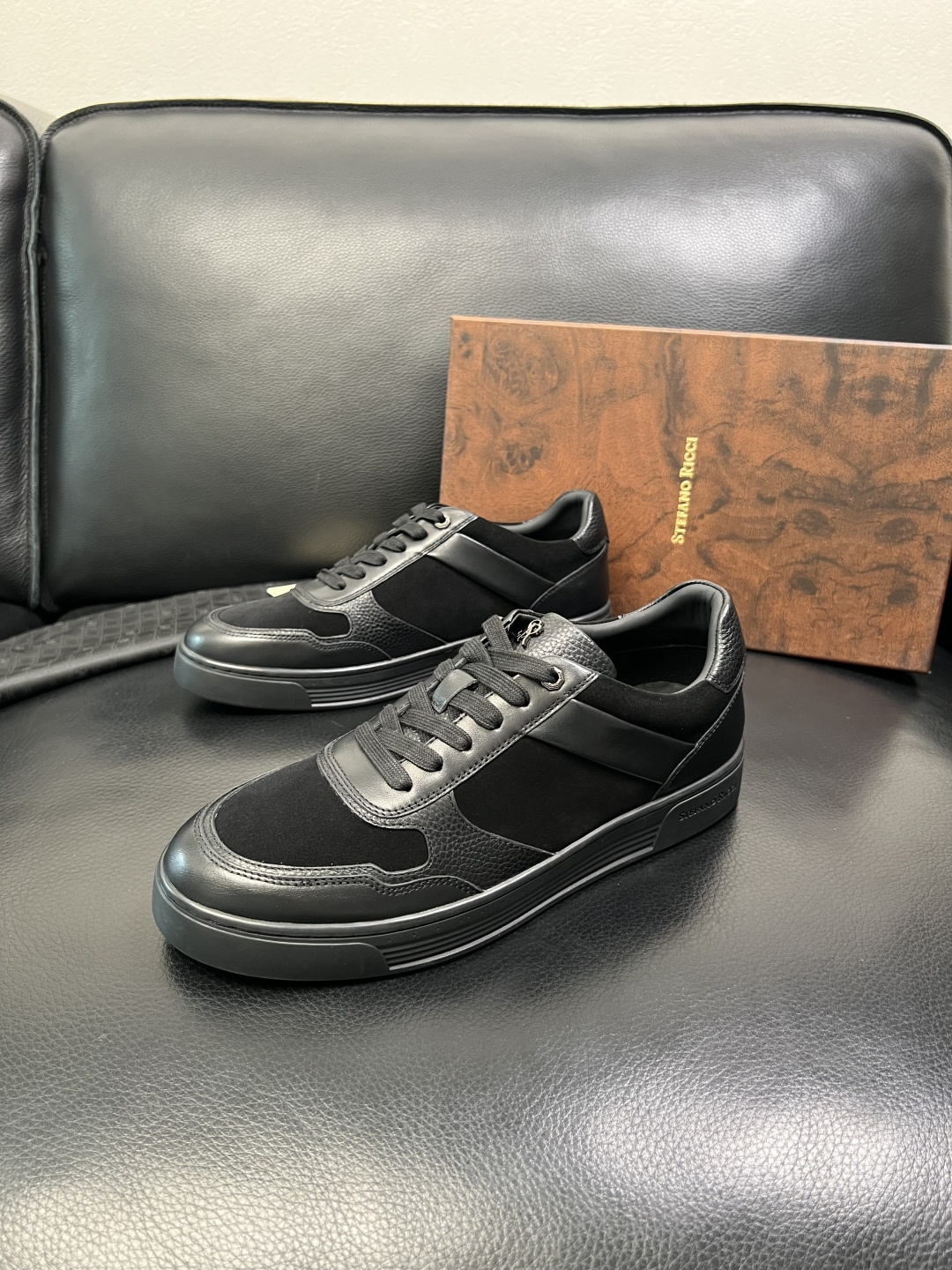 StefanoRicci 高品质 顶级工艺品 史蒂芬 劳尼治 专柜新品同步，鞋面意大利进口牛皮面料，进口