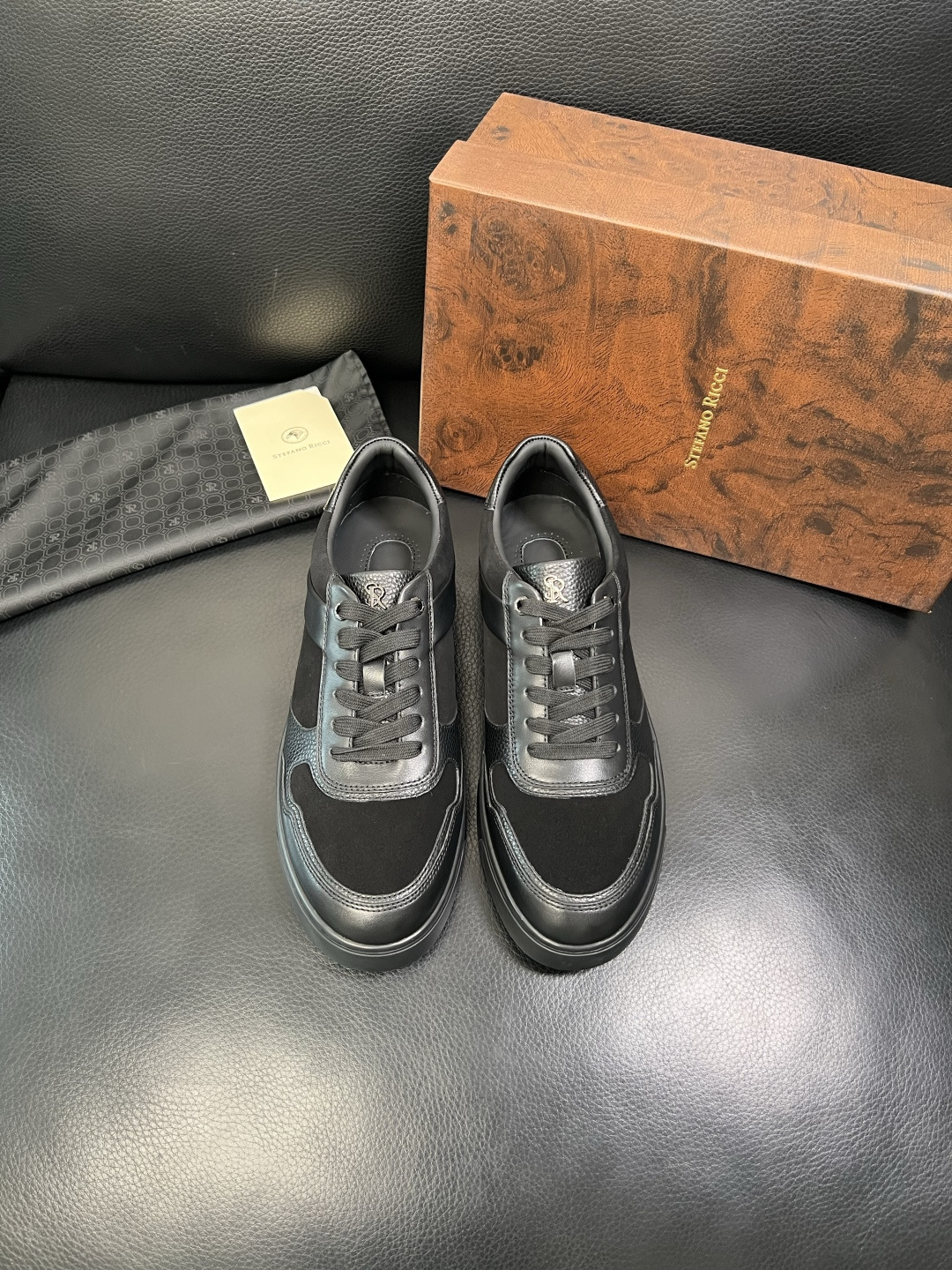 StefanoRicci 高品质 顶级工艺品 史蒂芬 劳尼治 专柜新品同步，鞋面意大利进口牛皮面料，进口