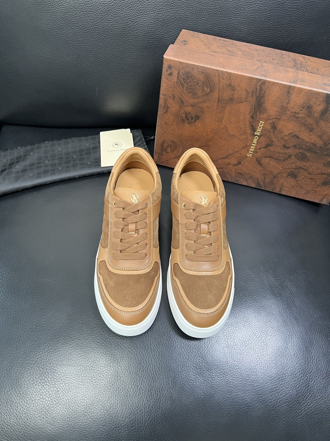 StefanoRicci 高品质 顶级工艺品 史蒂芬 劳尼治 专柜新品同步，鞋面意大利进口牛皮面料，进口