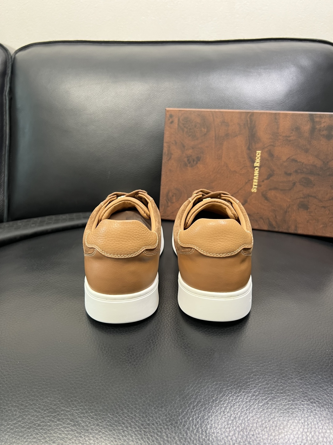 StefanoRicci 高品质 顶级工艺品 史蒂芬 劳尼治 专柜新品同步，鞋面意大利进口牛皮面料，进口