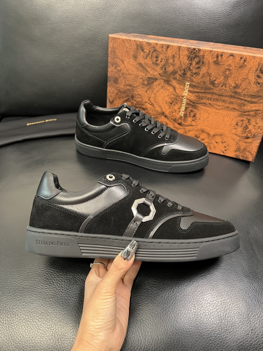 ⚠️只换码不退⚠️ StefanoRicci 高品质 顶级工艺品 史蒂芬 劳尼治 专柜新品同步，鞋面意大