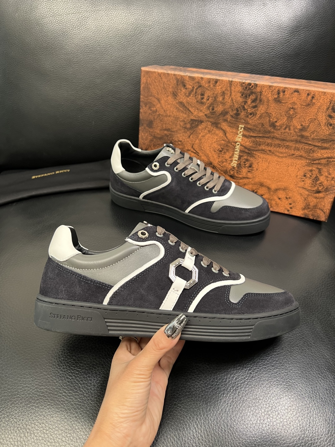 ⚠️只换码不退⚠️ StefanoRicci 高品质 顶级工艺品 史蒂芬 劳尼治 专柜新品同步，鞋面意大