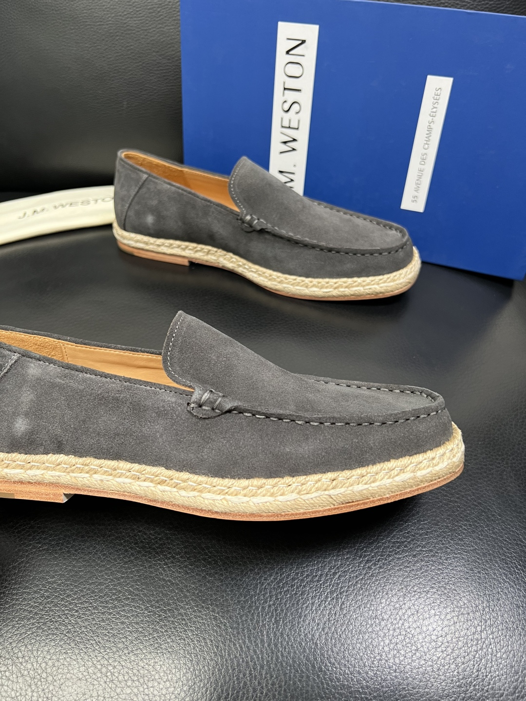 ⚠️只换码不退⚠️ J.M.WESTON 高品质 顶级工艺品 专柜新品同步，鞋面意大利进口牛皮拼布面料，