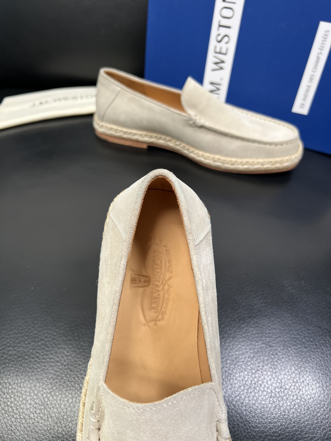 ⚠️只换码不退⚠️ J.M.WESTON 高品质 顶级工艺品 专柜新品同步，鞋面意大利进口牛皮拼布面料，