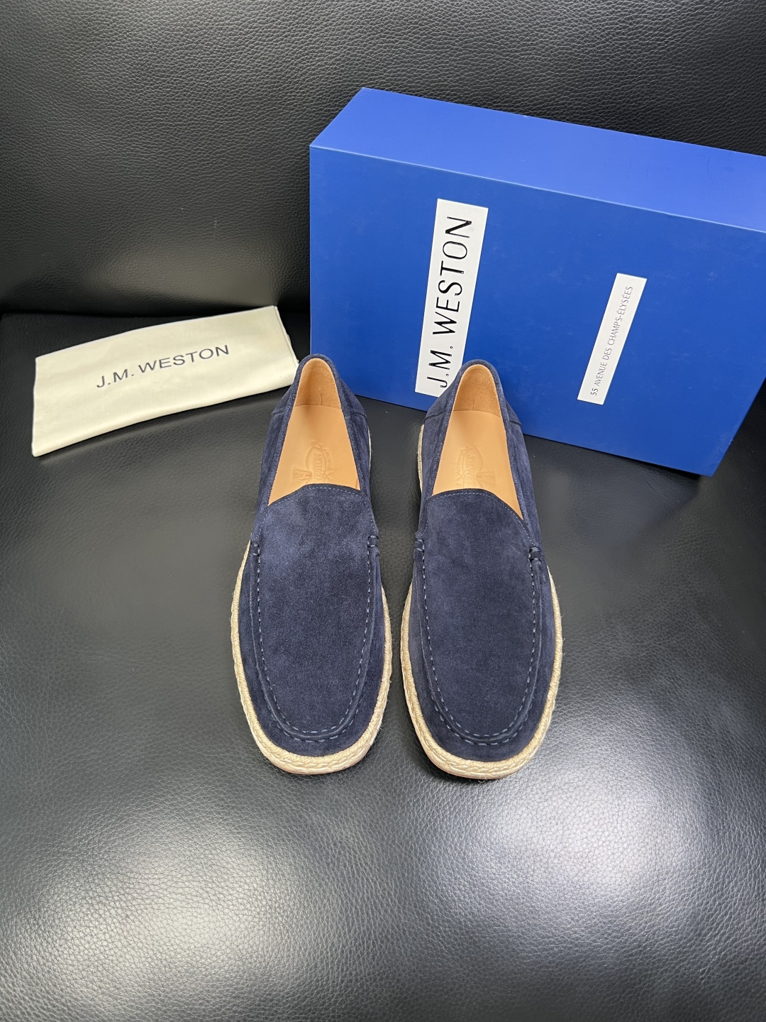 ⚠️只换码不退⚠️ J.M.WESTON 高品质 顶级工艺品 专柜新品同步，鞋面意大利进口牛皮拼布面料，