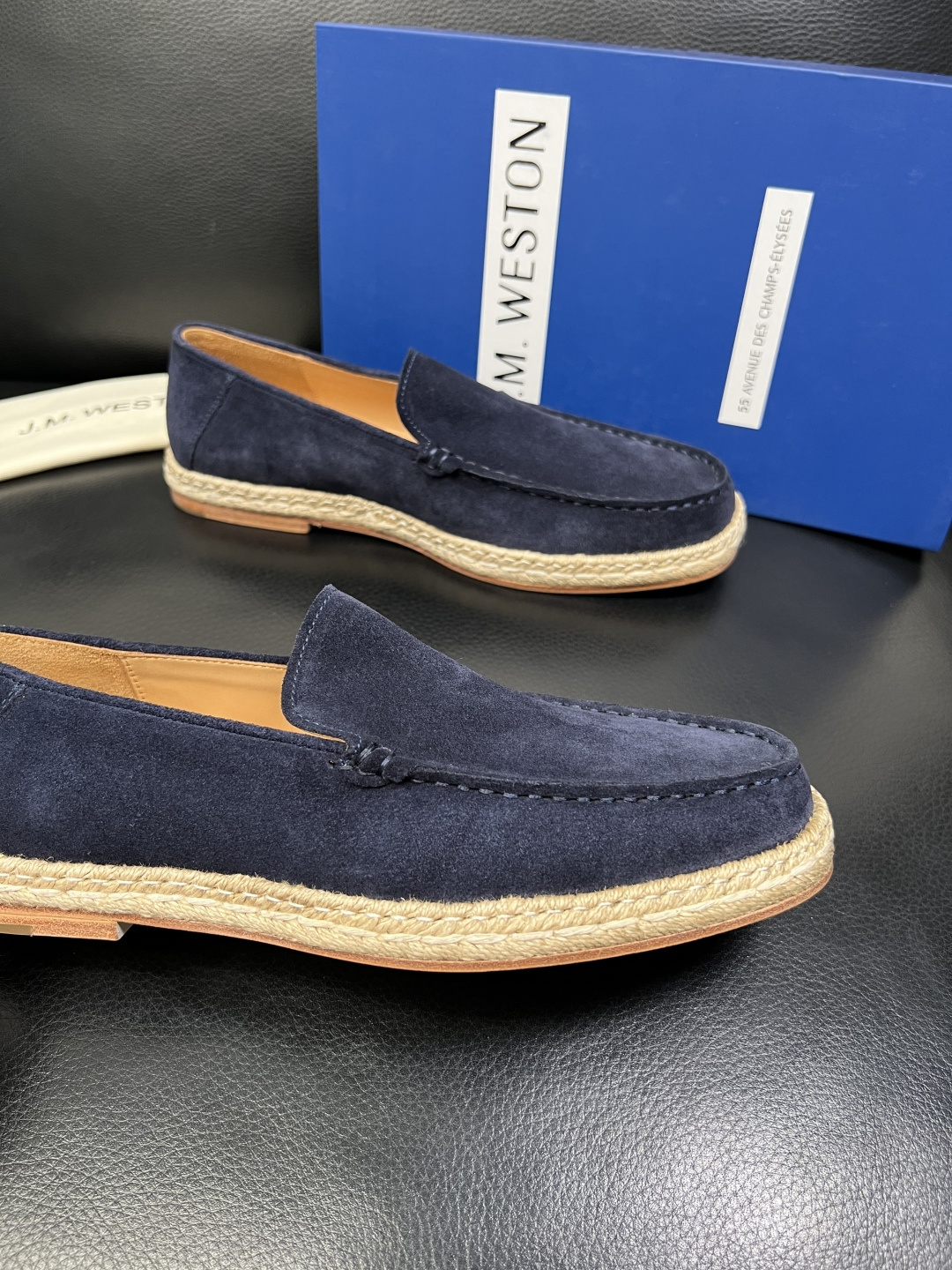 ⚠️只换码不退⚠️ J.M.WESTON 高品质 顶级工艺品 专柜新品同步，鞋面意大利进口牛皮拼布面料，