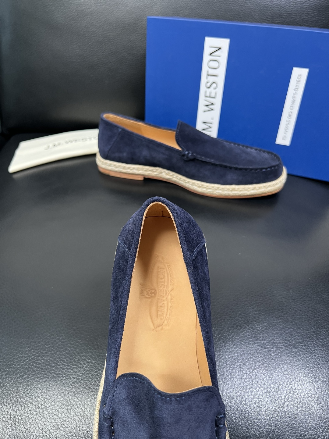 ⚠️只换码不退⚠️ J.M.WESTON 高品质 顶级工艺品 专柜新品同步，鞋面意大利进口牛皮拼布面料，