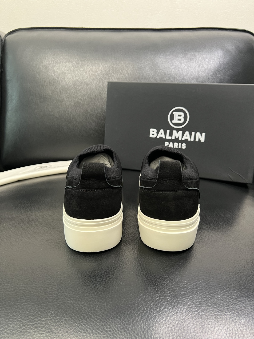 ⚠️只换码不退⚠️ BALMAIN 高品质 巴尔曼 顶级工艺品 专柜新品同步，鞋面意大利进口牛皮拼布面料