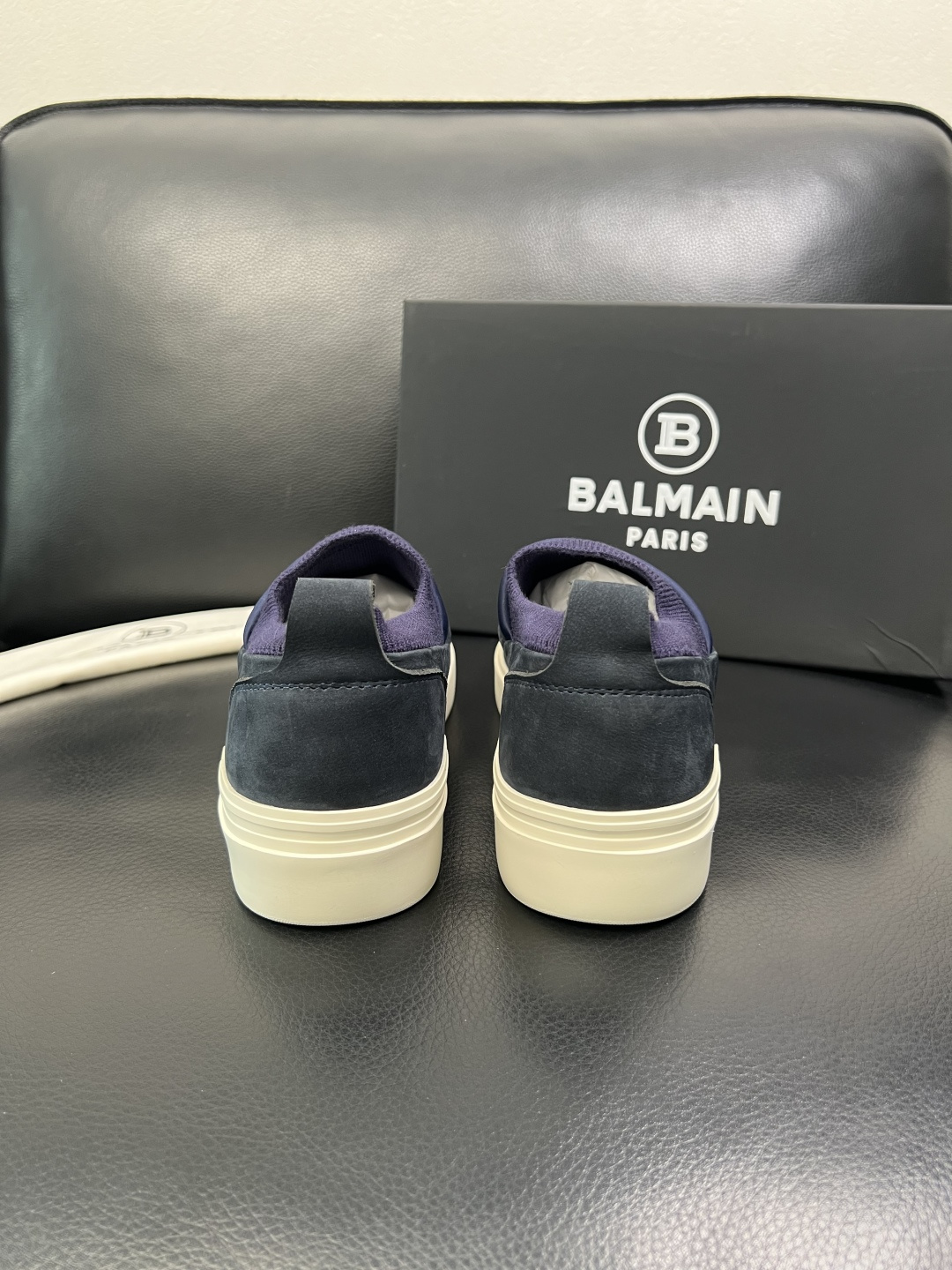 ⚠️只换码不退⚠️ BALMAIN 高品质 巴尔曼 顶级工艺品 专柜新品同步，鞋面意大利进口牛皮拼布面料