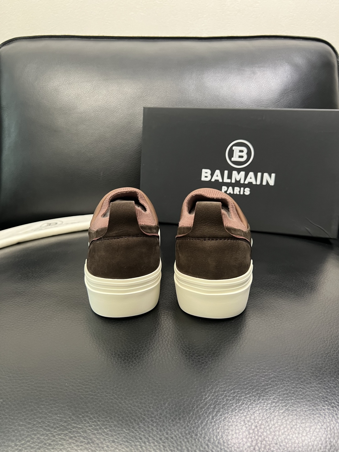 ⚠️只换码不退⚠️ BALMAIN 高品质 巴尔曼 顶级工艺品 专柜新品同步，鞋面意大利进口牛皮拼布面料