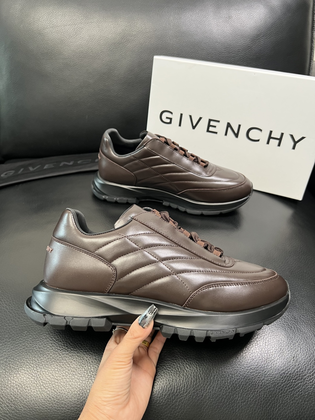 ⚠️只换码不退⚠️ Givenchy 高品质 纪梵希 顶级工艺品 专柜新品同步，鞋面意大利进口牛皮拼布面