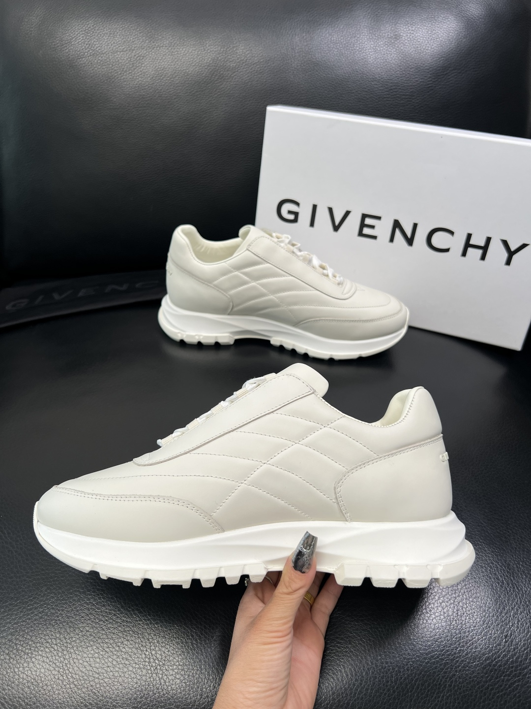 ⚠️只换码不退⚠️ Givenchy 高品质 纪梵希 顶级工艺品 专柜新品同步，鞋面意大利进口牛皮拼布面