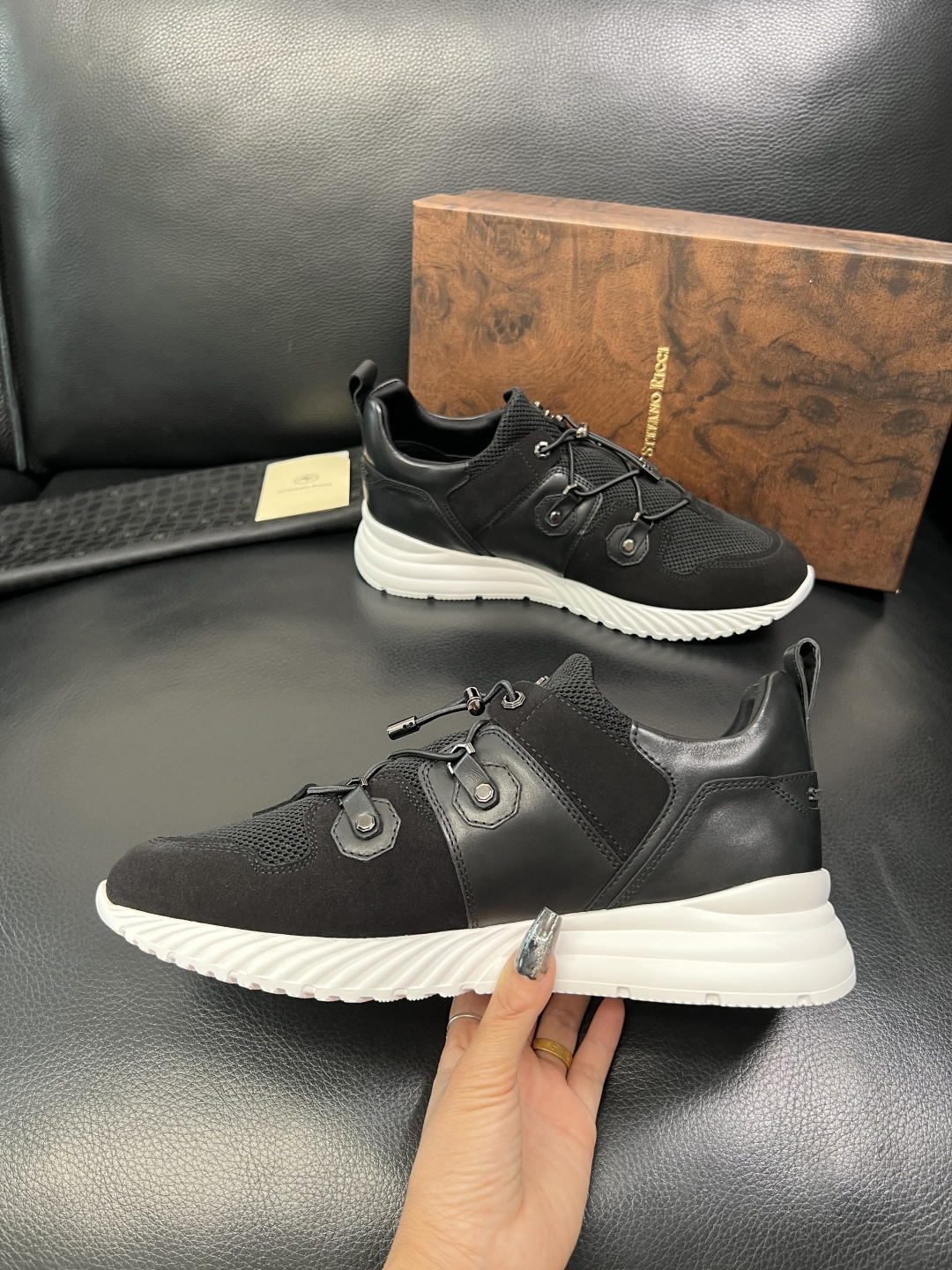 StefanoRicci 高品质 顶级工艺品 史蒂芬 劳尼治 专柜新品同步，鞋面意大利进口牛皮面料，进口