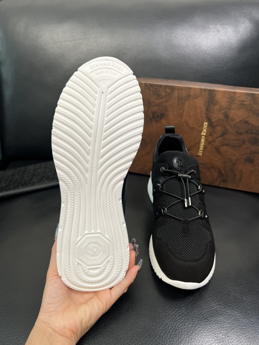 StefanoRicci 高品质 顶级工艺品 史蒂芬 劳尼治 专柜新品同步，鞋面意大利进口牛皮面料，进口