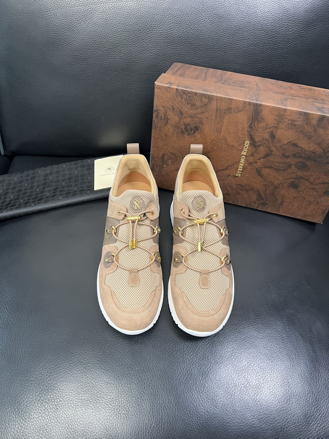 StefanoRicci 高品质 顶级工艺品 史蒂芬 劳尼治 专柜新品同步，鞋面意大利进口牛皮面料，进口