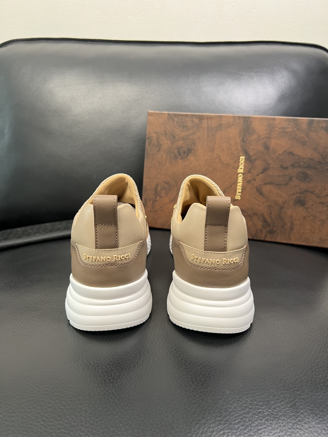 StefanoRicci 高品质 顶级工艺品 史蒂芬 劳尼治 专柜新品同步，鞋面意大利进口牛皮面料，进口