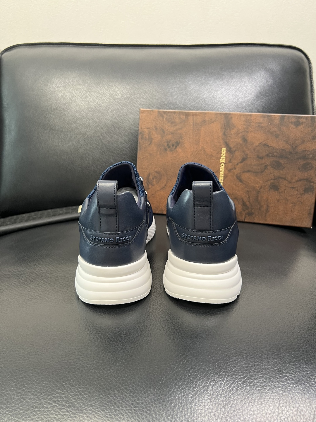 StefanoRicci 高品质 顶级工艺品 史蒂芬 劳尼治 专柜新品同步，鞋面意大利进口牛皮面料，进口