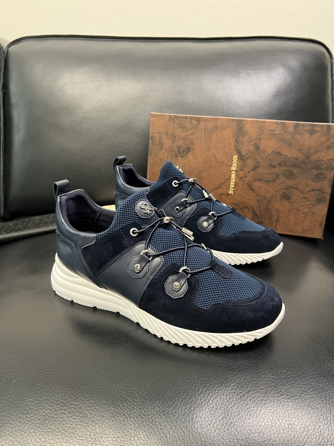 StefanoRicci 高品质 顶级工艺品 史蒂芬 劳尼治 专柜新品同步，鞋面意大利进口牛皮面料，进口