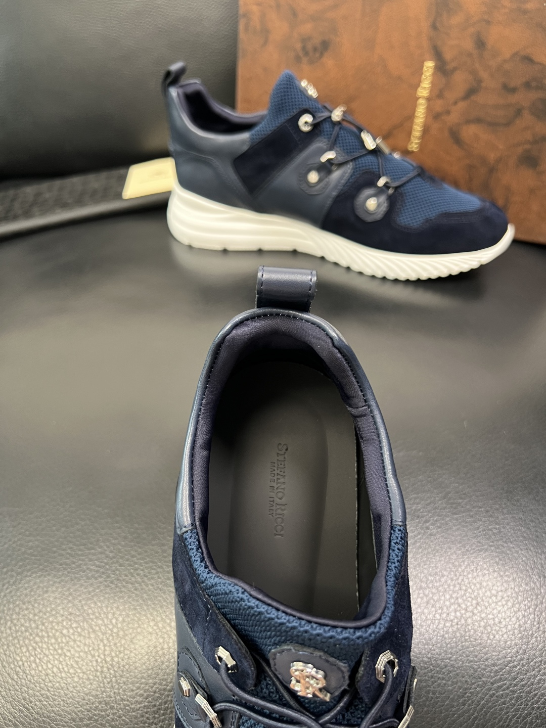 StefanoRicci 高品质 顶级工艺品 史蒂芬 劳尼治 专柜新品同步，鞋面意大利进口牛皮面料，进口