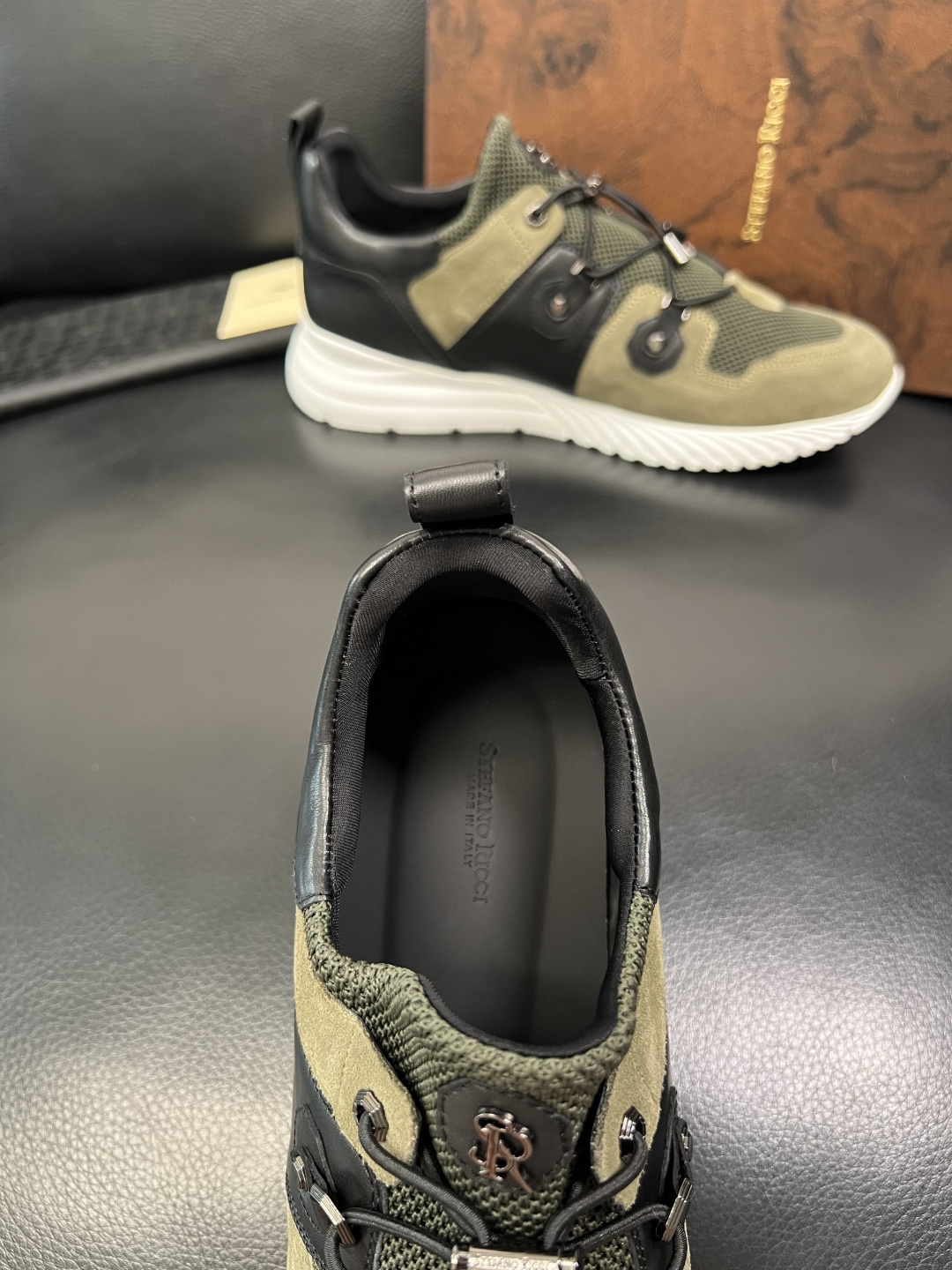 StefanoRicci 高品质 顶级工艺品 史蒂芬 劳尼治 专柜新品同步，鞋面意大利进口牛皮面料，进口