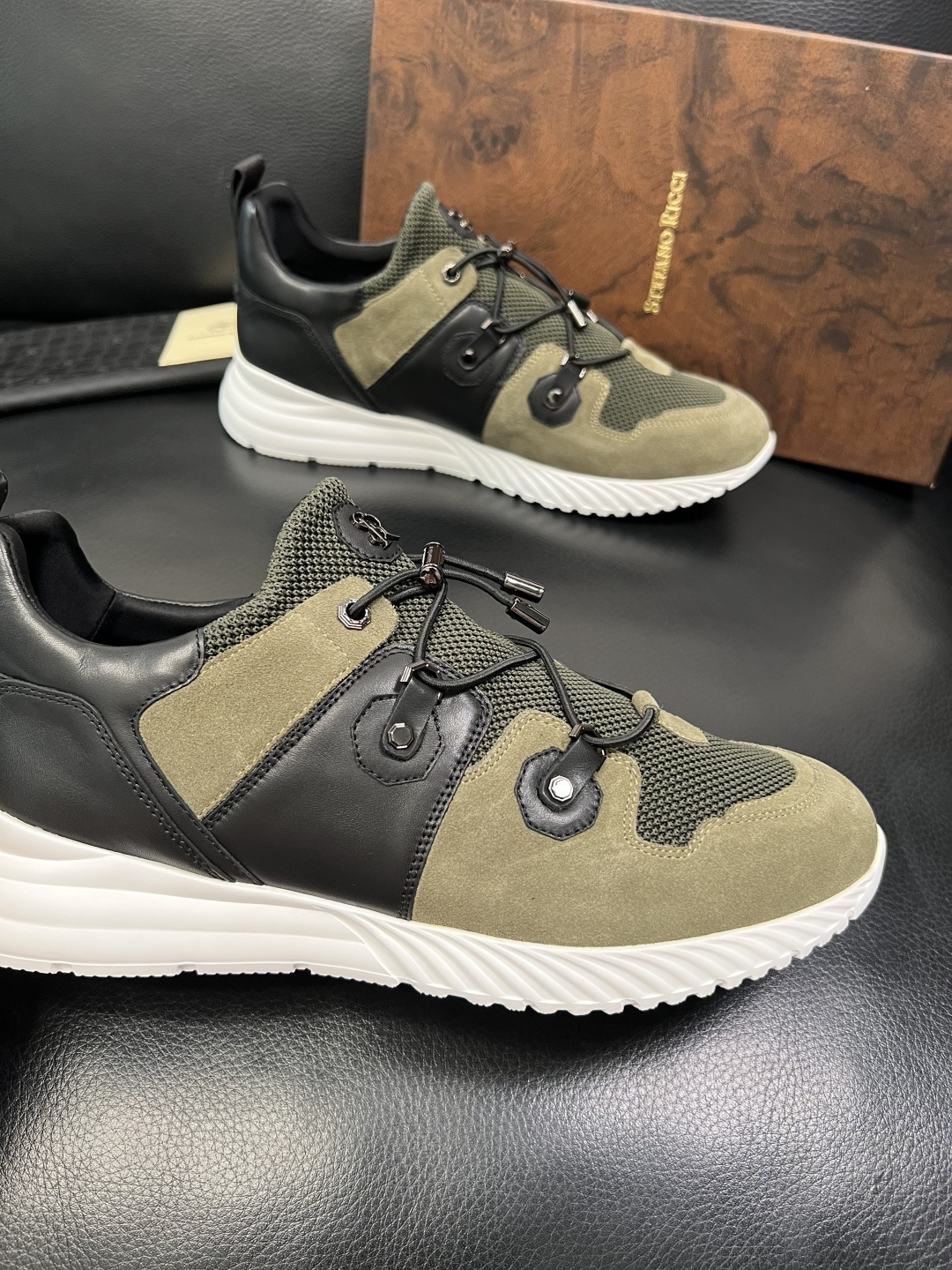 StefanoRicci 高品质 顶级工艺品 史蒂芬 劳尼治 专柜新品同步，鞋面意大利进口牛皮面料，进口