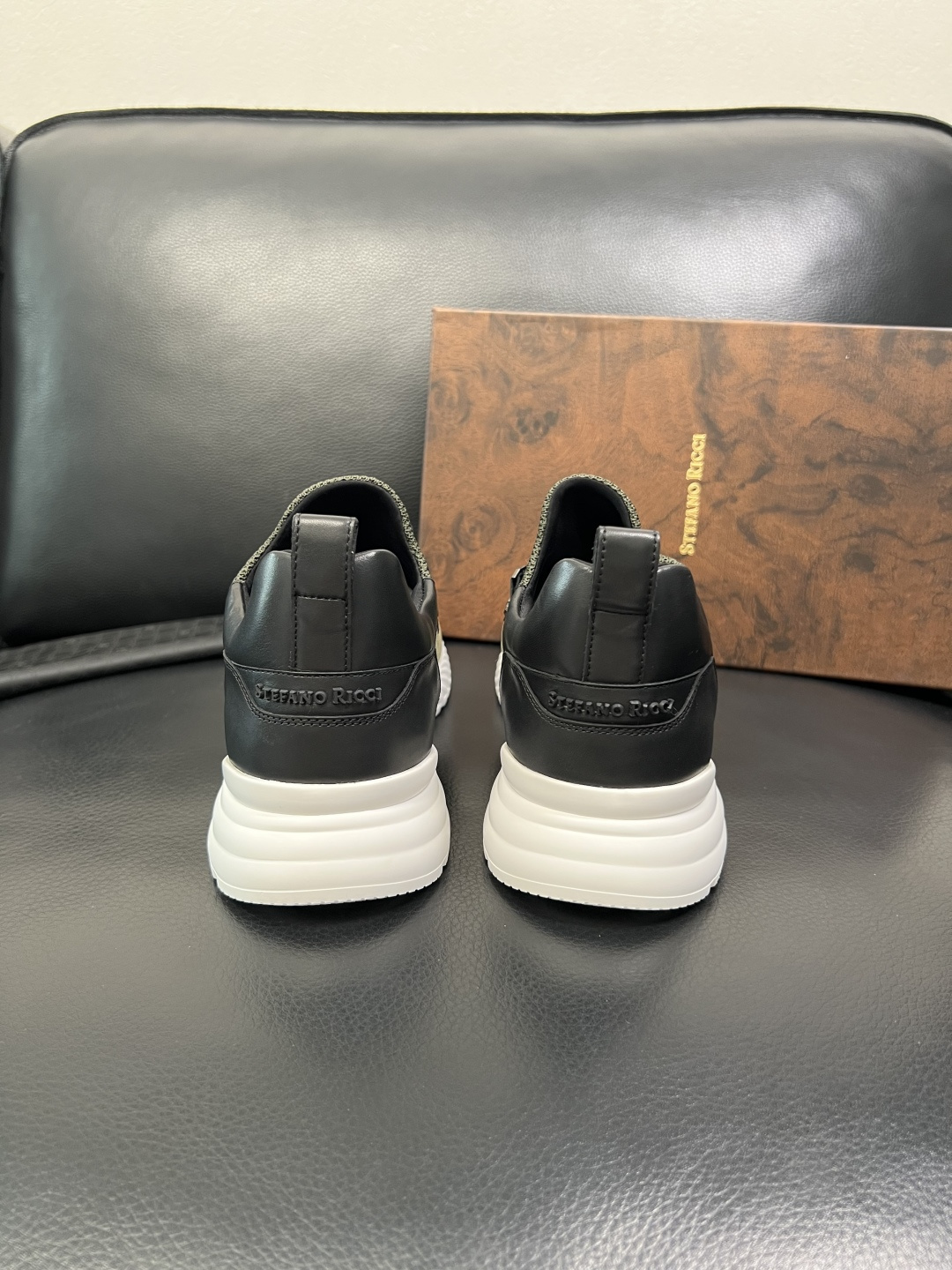 StefanoRicci 高品质 顶级工艺品 史蒂芬 劳尼治 专柜新品同步，鞋面意大利进口牛皮面料，进口