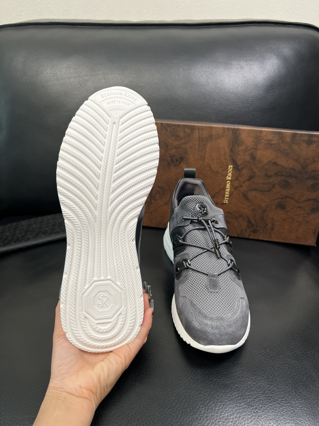 StefanoRicci 高品质 顶级工艺品 史蒂芬 劳尼治 专柜新品同步，鞋面意大利进口牛皮面料，进口