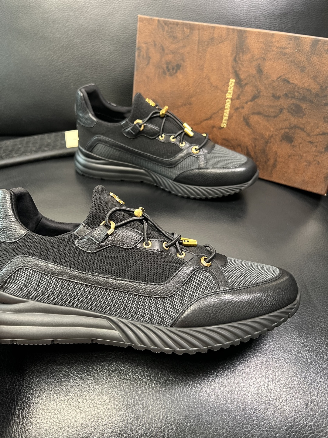 StefanoRicci 高品质 顶级工艺品 史蒂芬 劳尼治 专柜新品同步，鞋面意大利进口牛皮面料，进口