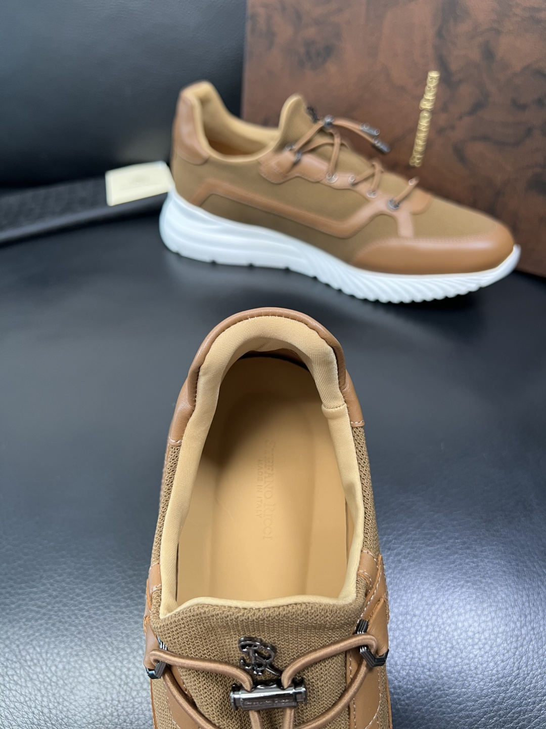 StefanoRicci 高品质 顶级工艺品 史蒂芬 劳尼治 专柜新品同步，鞋面意大利进口牛皮面料，进口