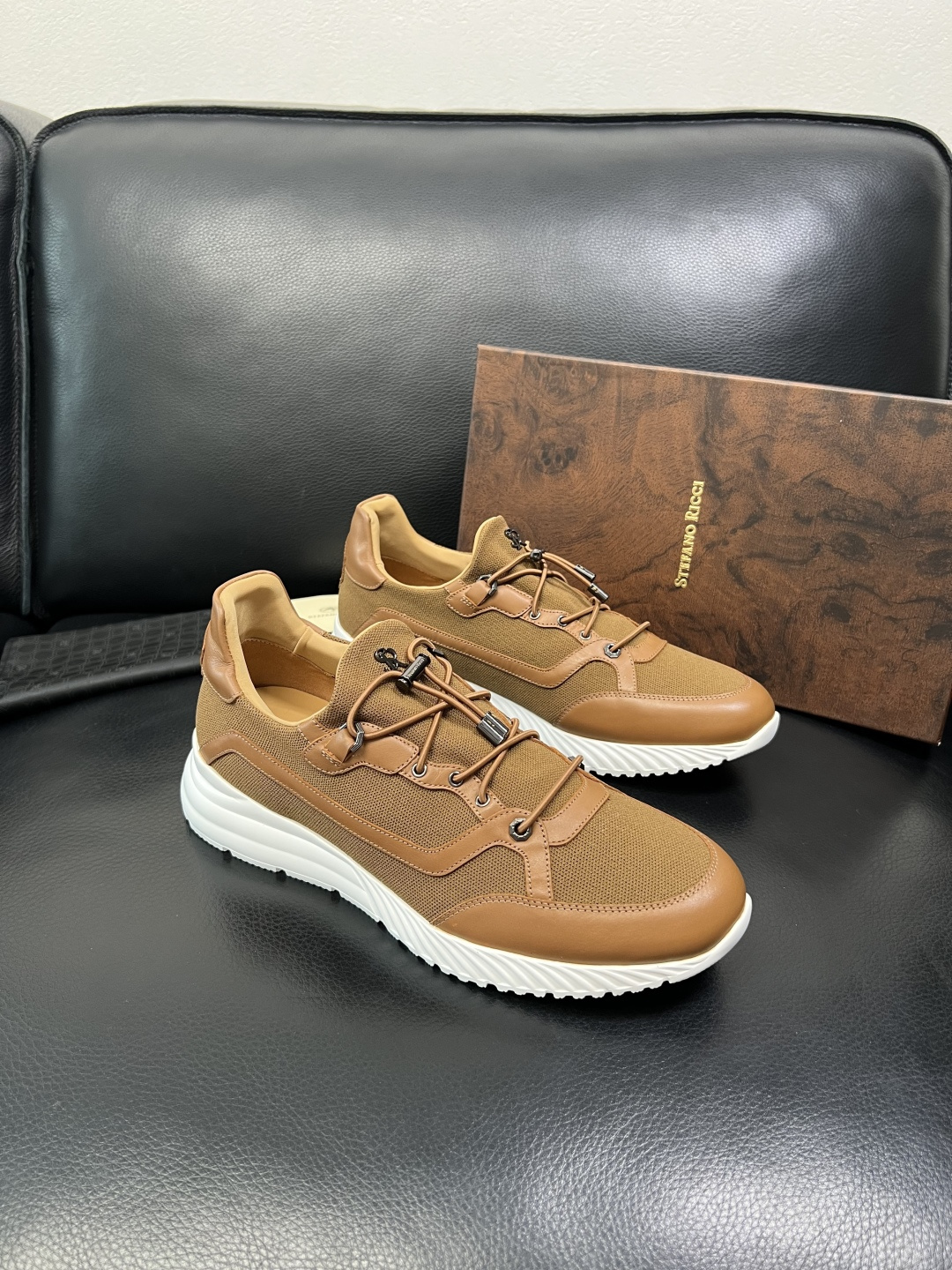 StefanoRicci 高品质 顶级工艺品 史蒂芬 劳尼治 专柜新品同步，鞋面意大利进口牛皮面料，进口