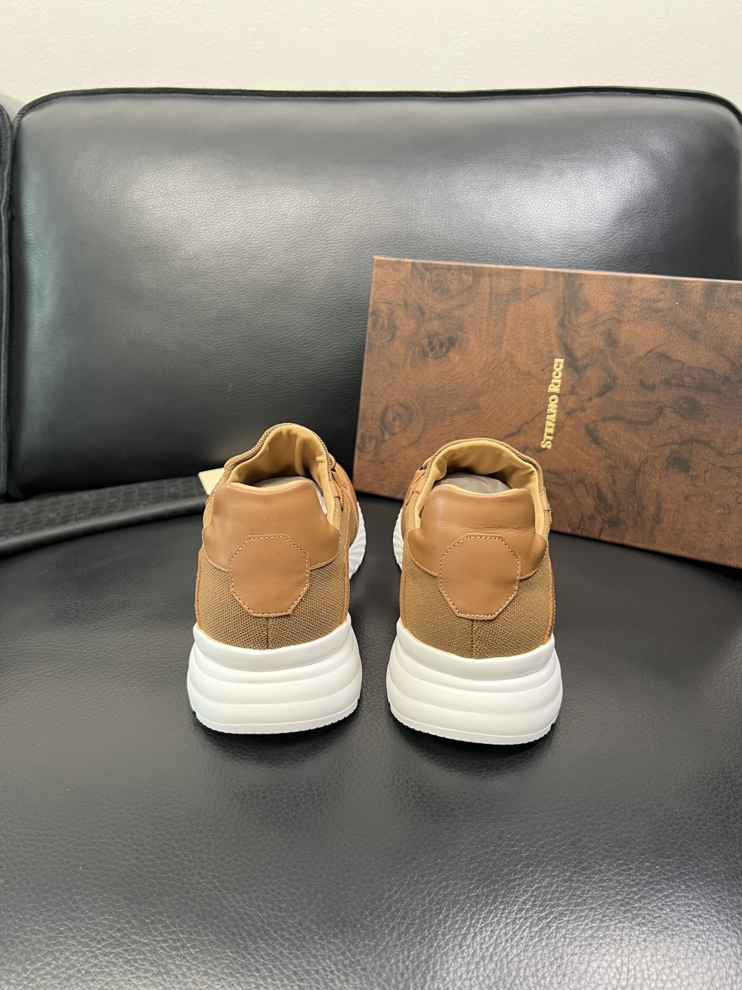 StefanoRicci 高品质 顶级工艺品 史蒂芬 劳尼治 专柜新品同步，鞋面意大利进口牛皮面料，进口