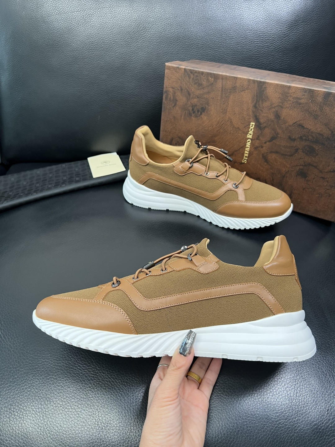 StefanoRicci 高品质 顶级工艺品 史蒂芬 劳尼治 专柜新品同步，鞋面意大利进口牛皮面料，进口