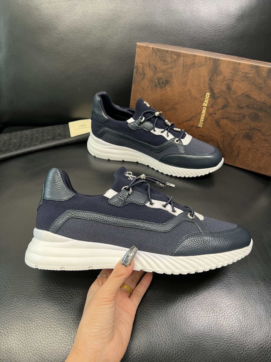 StefanoRicci 高品质 顶级工艺品 史蒂芬 劳尼治 专柜新品同步，鞋面意大利进口牛皮面料，进口