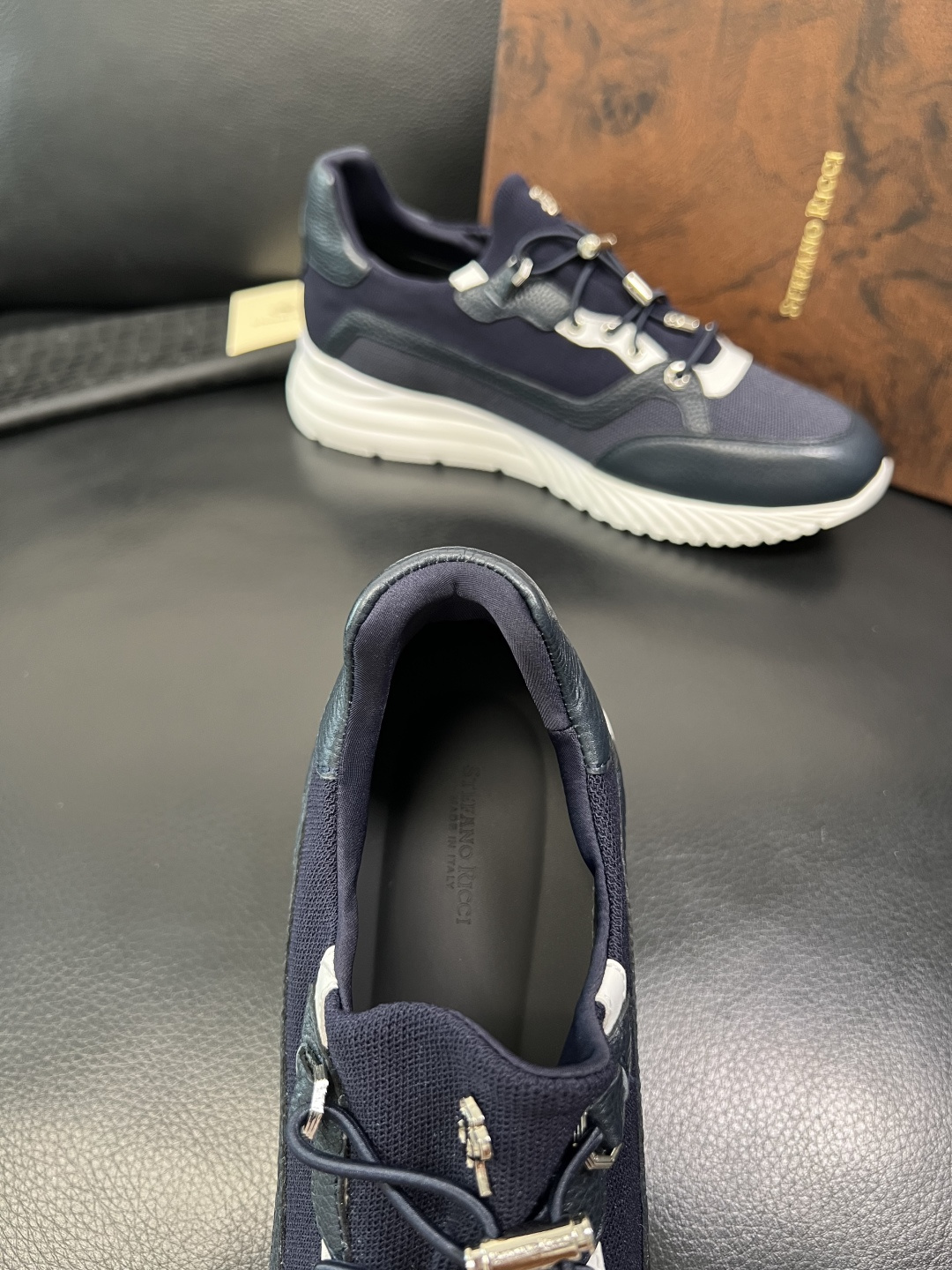 StefanoRicci 高品质 顶级工艺品 史蒂芬 劳尼治 专柜新品同步，鞋面意大利进口牛皮面料，进口