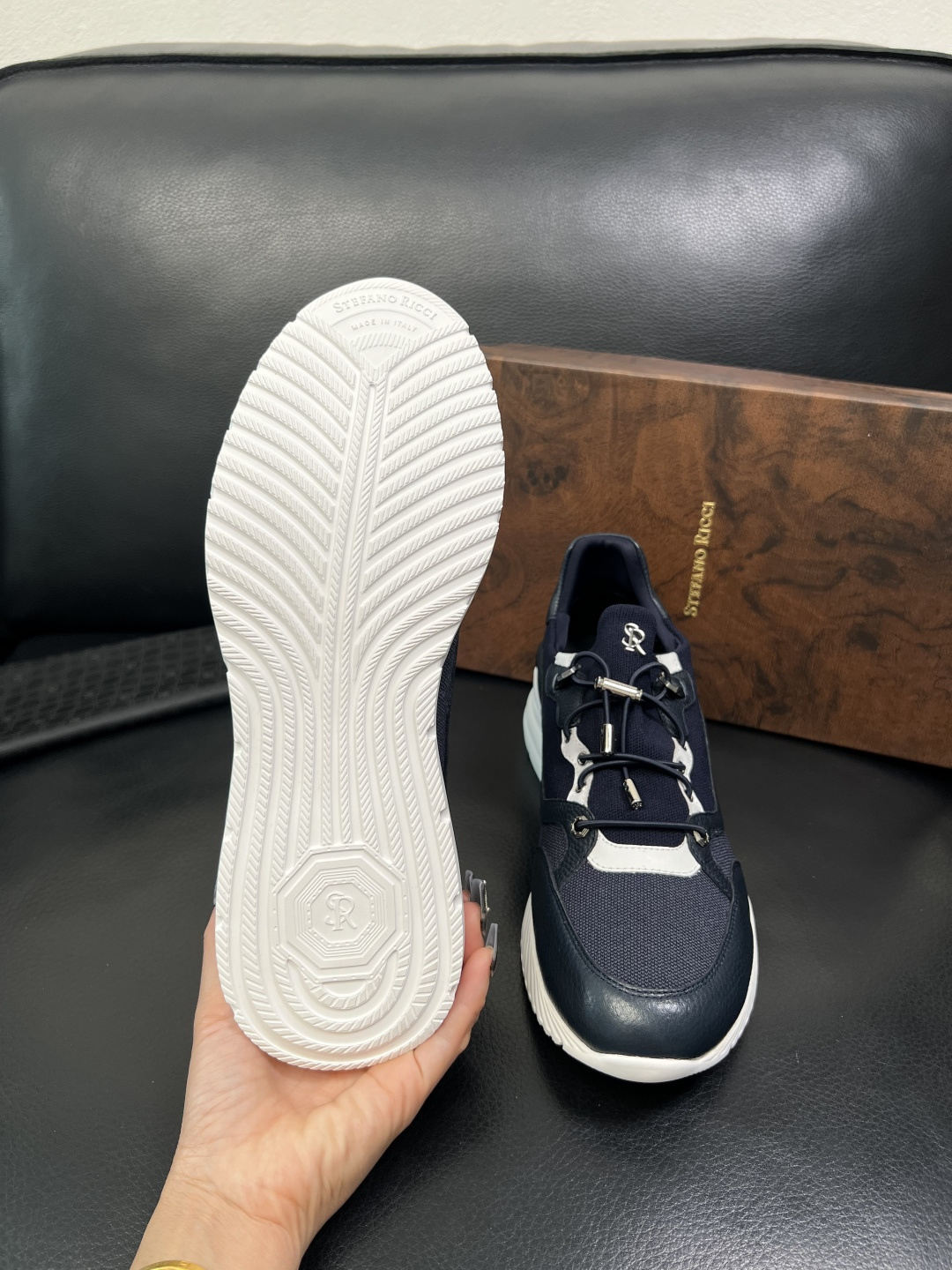 StefanoRicci 高品质 顶级工艺品 史蒂芬 劳尼治 专柜新品同步，鞋面意大利进口牛皮面料，进口