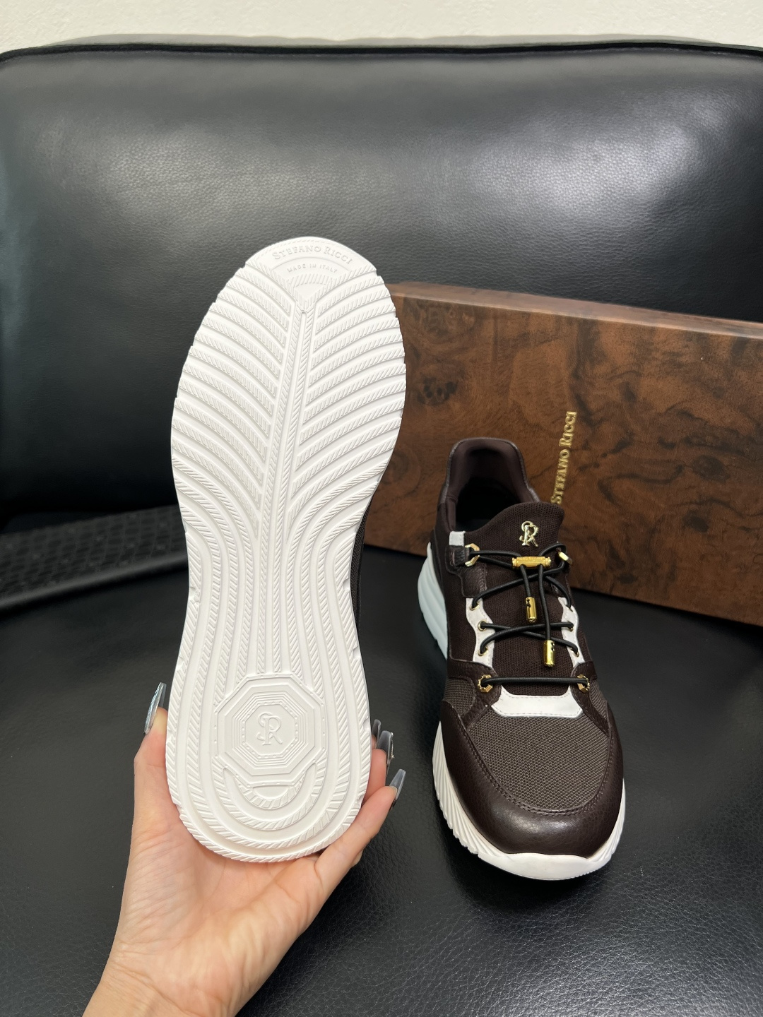 StefanoRicci 高品质 顶级工艺品 史蒂芬 劳尼治 专柜新品同步，鞋面意大利进口牛皮面料，进口