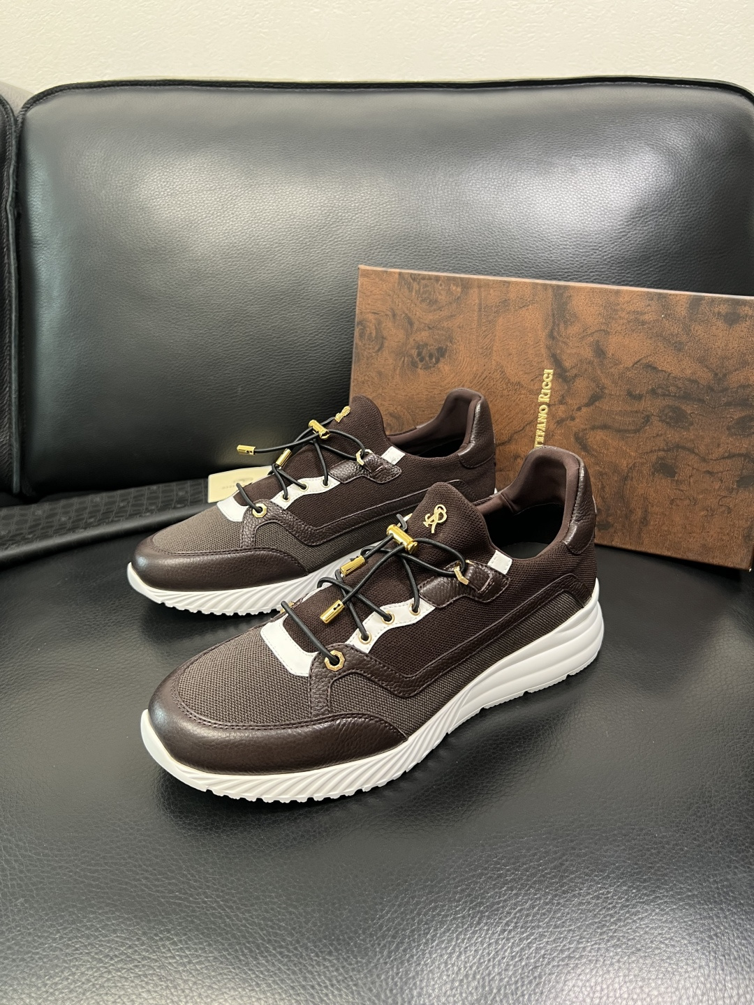 StefanoRicci 高品质 顶级工艺品 史蒂芬 劳尼治 专柜新品同步，鞋面意大利进口牛皮面料，进口