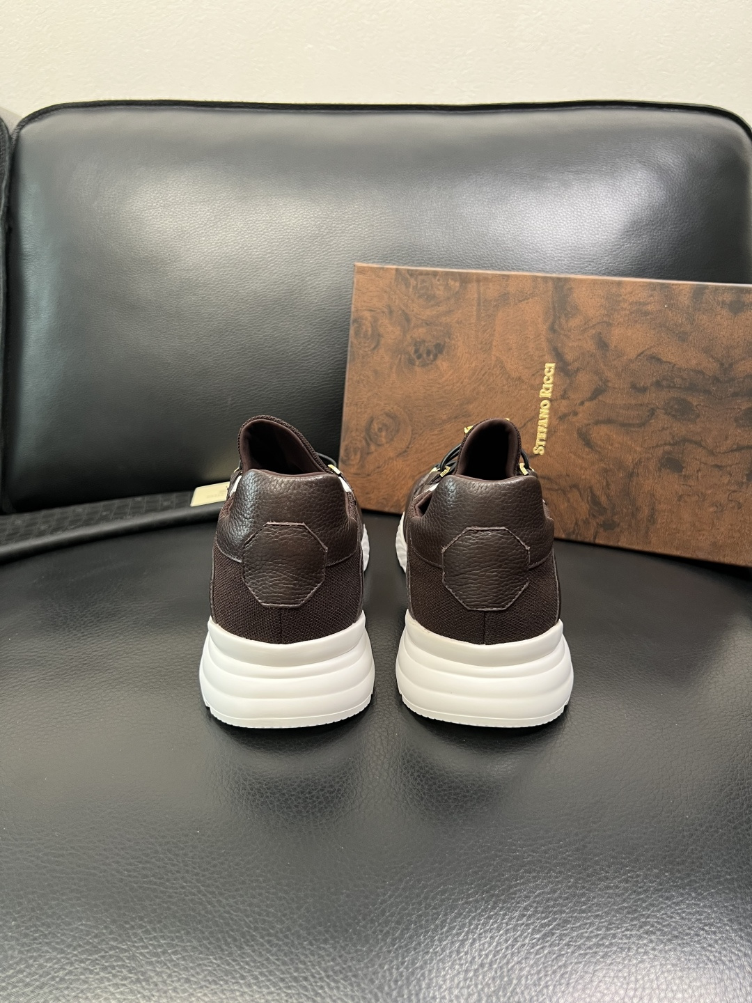 StefanoRicci 高品质 顶级工艺品 史蒂芬 劳尼治 专柜新品同步，鞋面意大利进口牛皮面料，进口