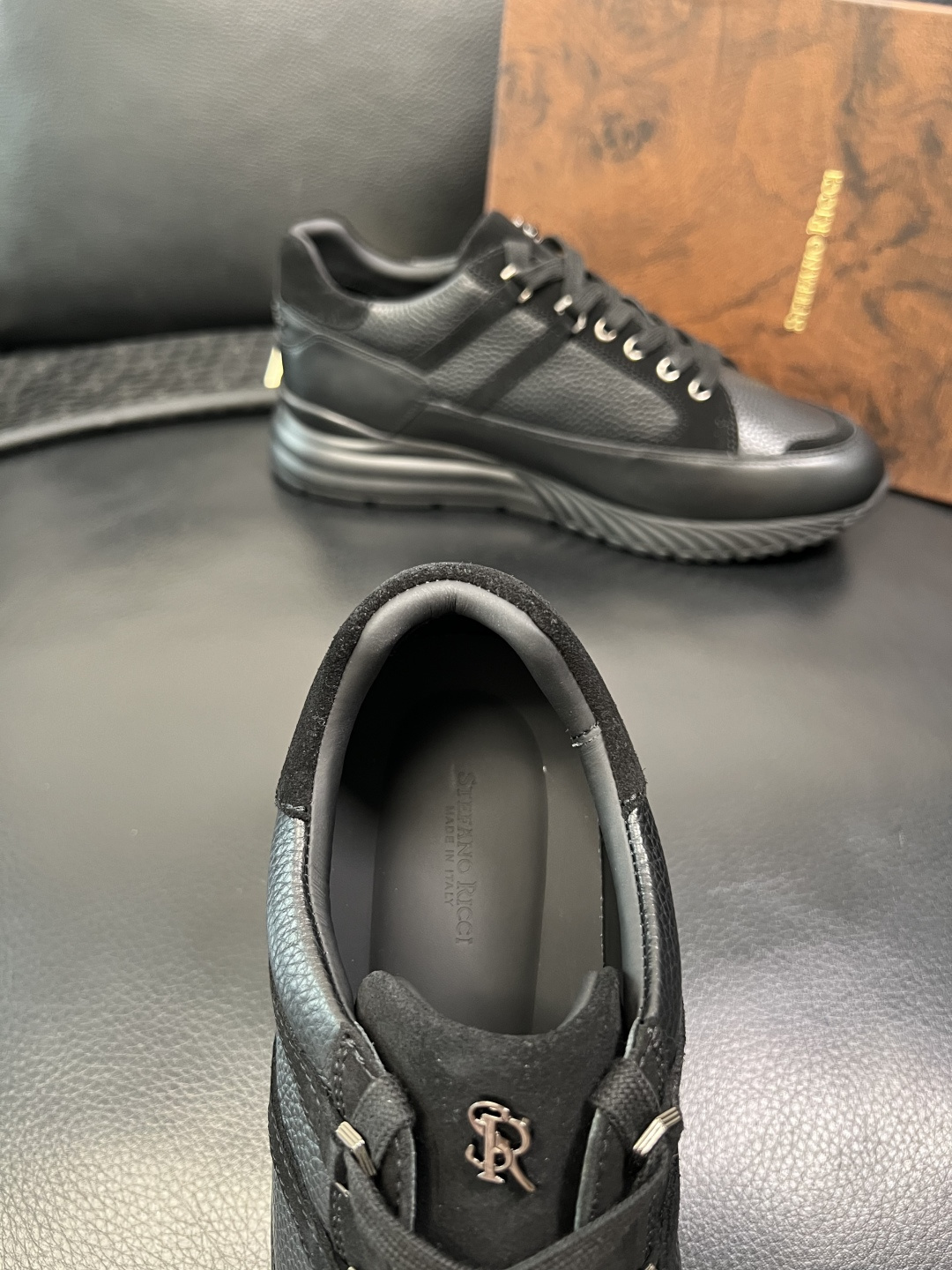 StefanoRicci 高品质 顶级工艺品 史蒂芬 劳尼治 专柜新品同步，鞋面意大利进口牛皮面料，进口