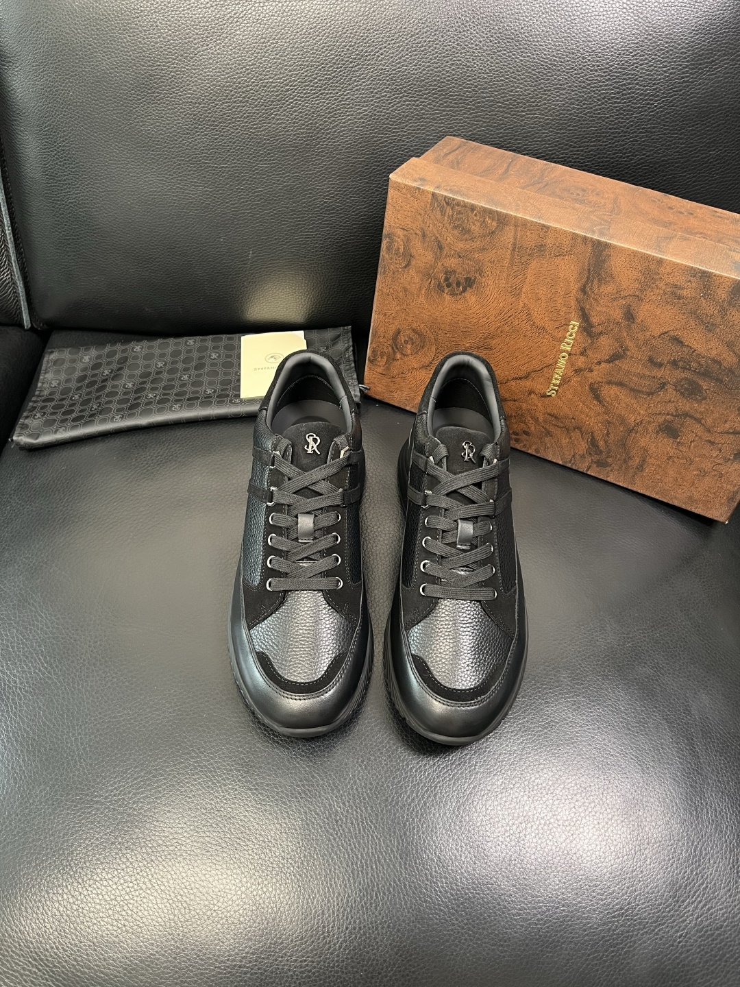 StefanoRicci 高品质 顶级工艺品 史蒂芬 劳尼治 专柜新品同步，鞋面意大利进口牛皮面料，进口