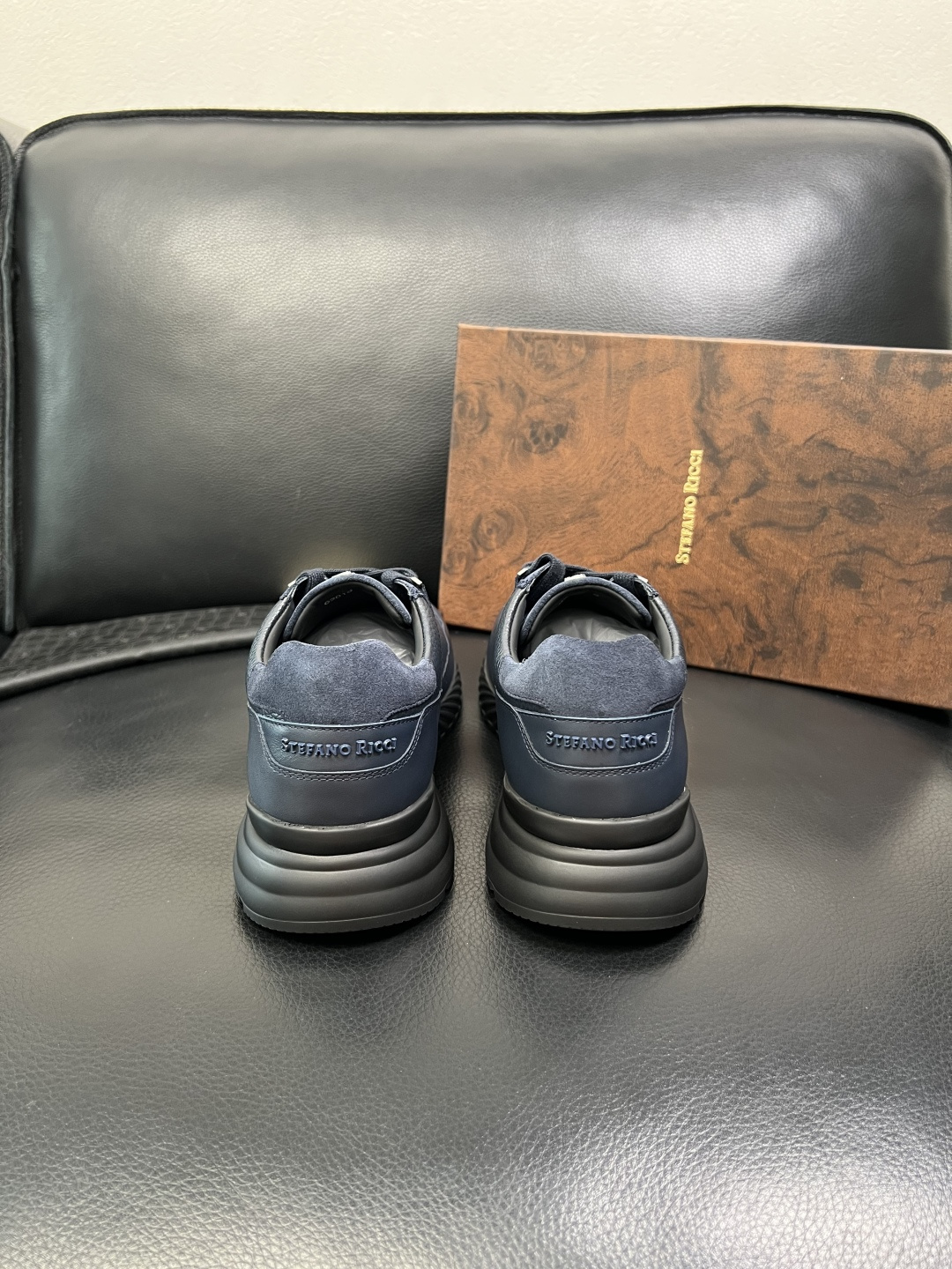 StefanoRicci 高品质 顶级工艺品 史蒂芬 劳尼治 专柜新品同步，鞋面意大利进口牛皮面料，进口