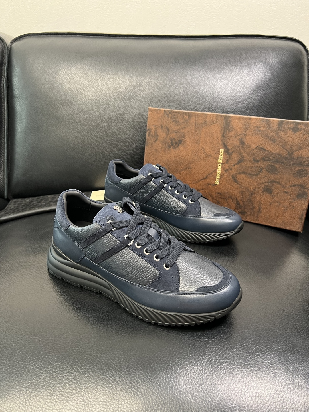 StefanoRicci 高品质 顶级工艺品 史蒂芬 劳尼治 专柜新品同步，鞋面意大利进口牛皮面料，进口