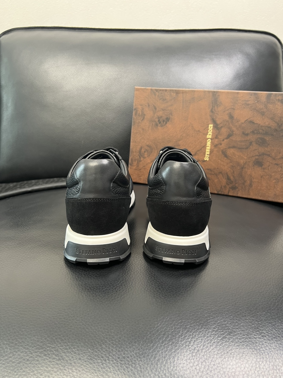 StefanoRicci 高品质 顶级工艺品 史蒂芬 劳尼治 专柜新品同步，鞋面意大利进口牛皮面料，进口