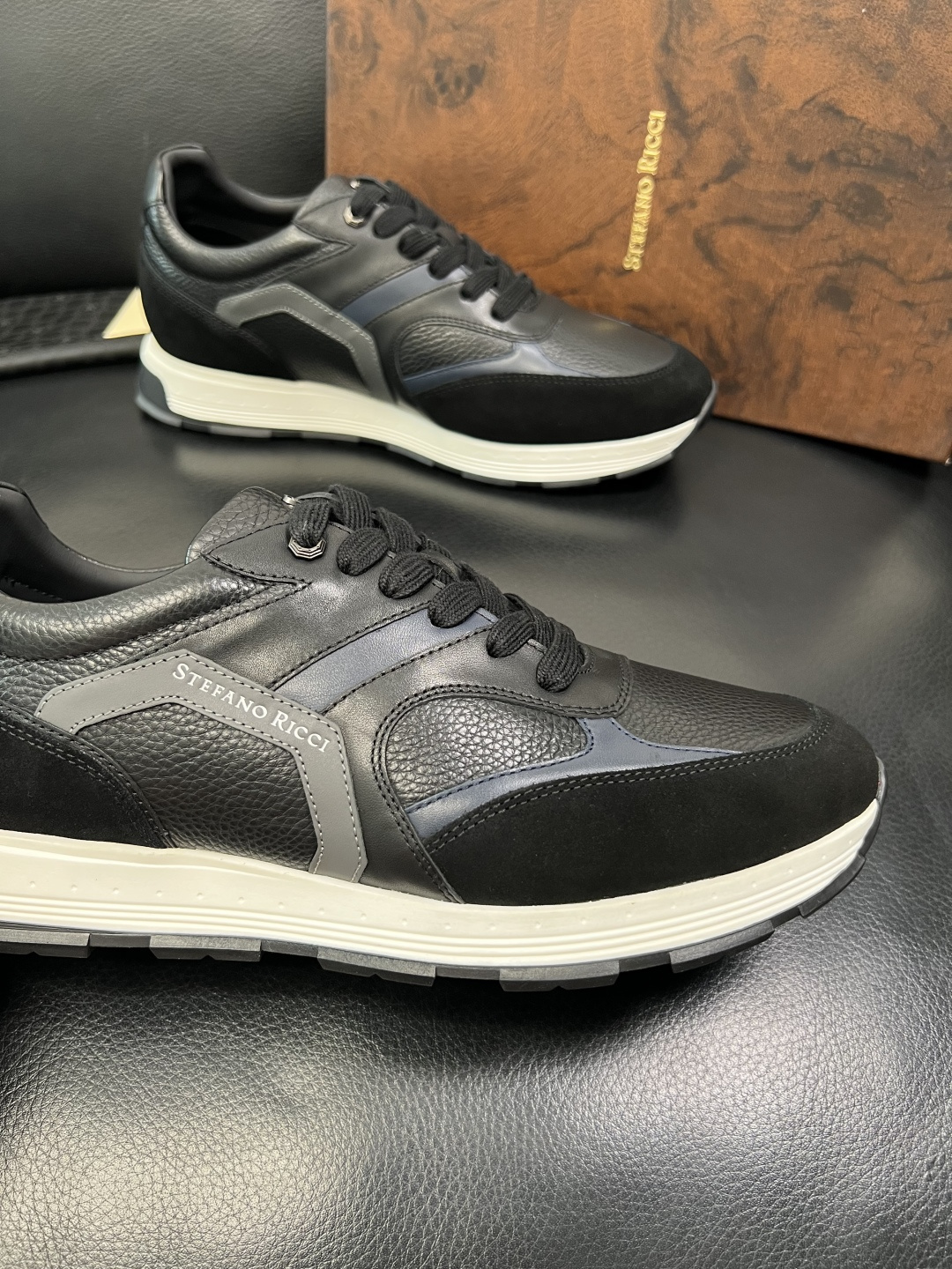 StefanoRicci 高品质 顶级工艺品 史蒂芬 劳尼治 专柜新品同步，鞋面意大利进口牛皮面料，进口