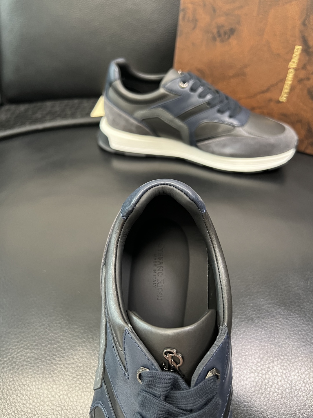 StefanoRicci 高品质 顶级工艺品 史蒂芬 劳尼治 专柜新品同步，鞋面意大利进口牛皮面料，进口