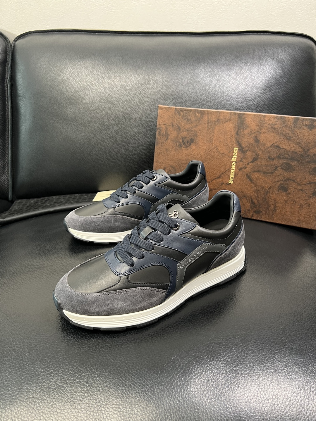 StefanoRicci 高品质 顶级工艺品 史蒂芬 劳尼治 专柜新品同步，鞋面意大利进口牛皮面料，进口