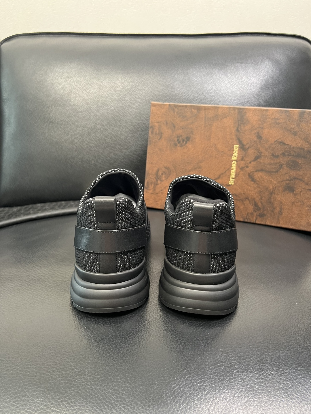 StefanoRicci 高品质 顶级工艺品 史蒂芬 劳尼治 专柜新品同步，鞋面意大利进口牛皮面料，进口